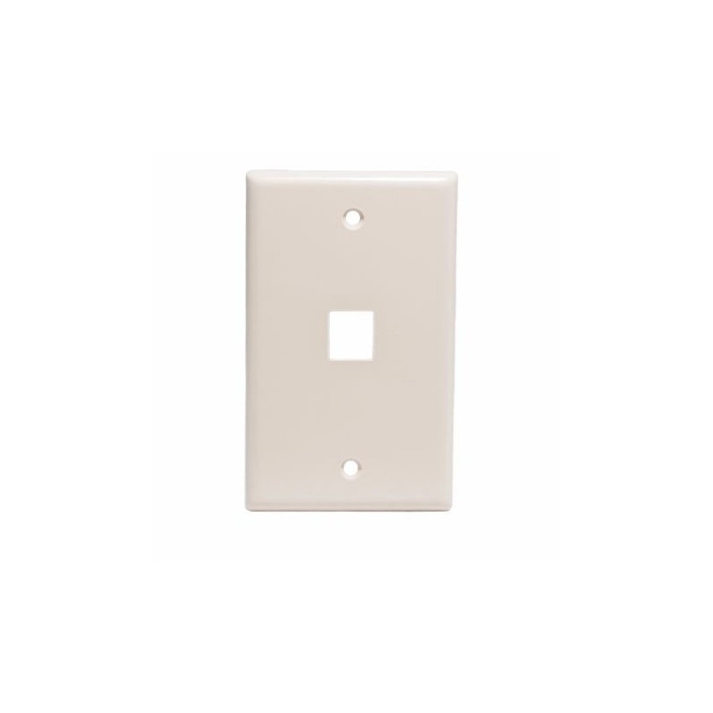 Wall Plate 1-Port White VC-304-J2633/1P/WH