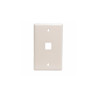 Wall Plate 1-Port White VC-304-J2633/1P/WH