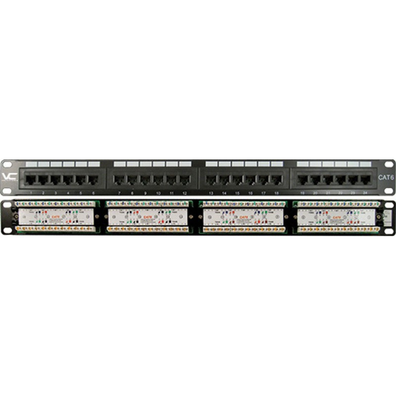 CAT6 24 Port 110 IDC Patch Panel VC-042-377/24