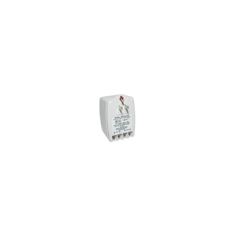 24VAC 12VDC Dual Voltage Plug-In Transformer MGT2412DV