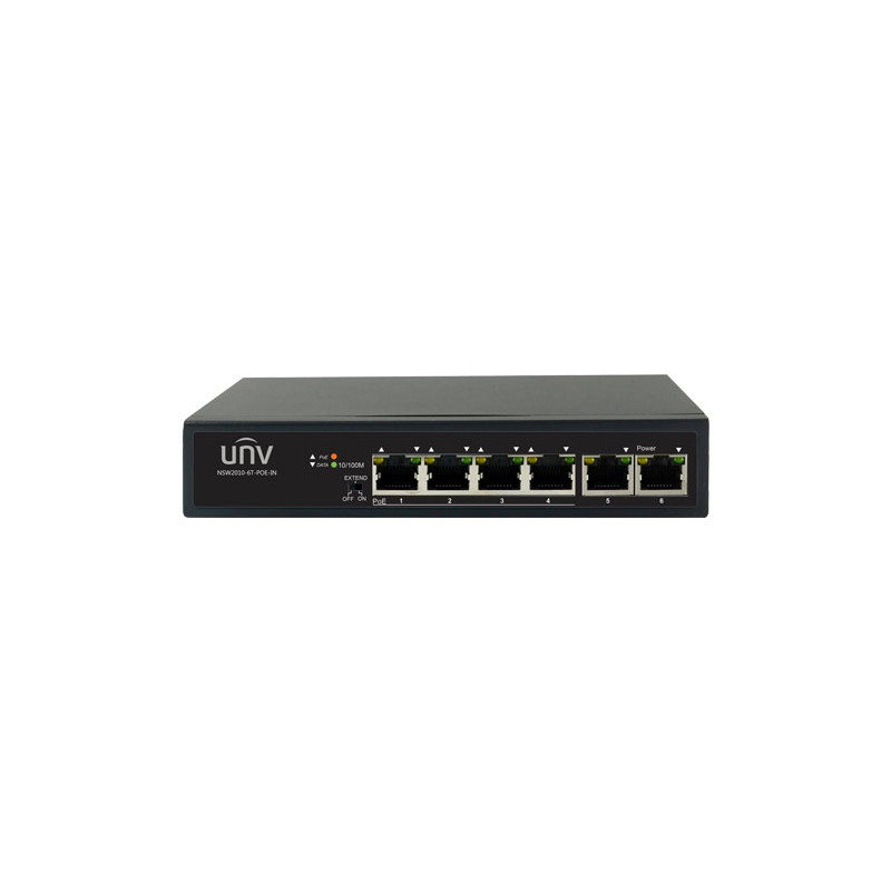 Ethernet 4 Port POE Switch + 2Port POE-NSW2010-6T