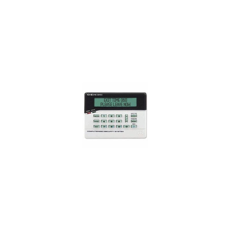 NAPCO Keypad 2 Line LCD 4 Zone Exp Module GEM-RP1CAE2