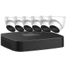 Dahua N484L82A | 8-Channel 4K NVR with 2TB HDD & Six 4MP Night Vision Turret Cameras 2.8mm Fixed