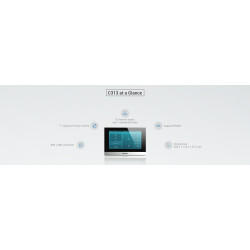 Akuvox Silver 7" Low-Cost SIP Indoor Monitor C313S