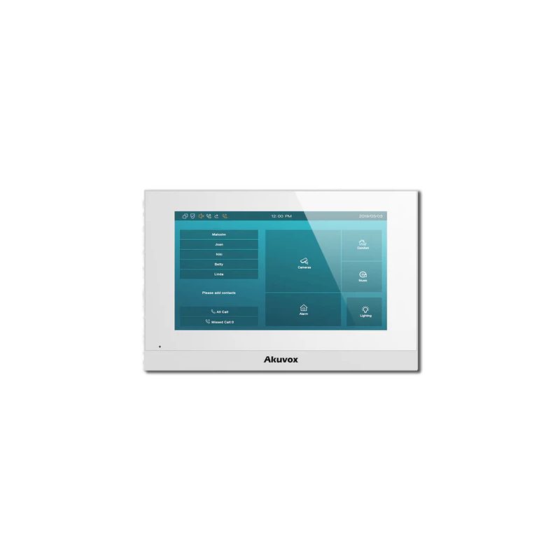 Akuvox Silver 7" Low-Cost SIP Indoor Monitor C313S
