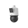 UNV 4MP 25X Lighthunter Dual-lens Network PTZ Camera, Built In Speaker and Microphone IPC94144SFW-X25-F40C