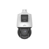 UNV 4MP 25X Lighthunter Dual-lens Network PTZ Camera, Built In Speaker and Microphone IPC94144SFW-X25-F40C