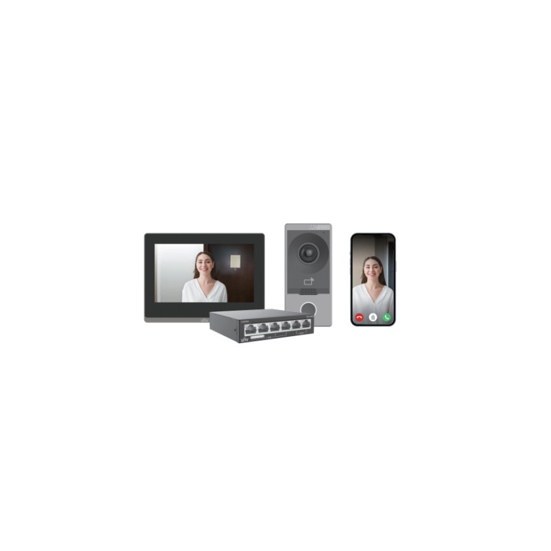 Uniview Villa Video Intercom Kit KIT/201S/372S/NSW2020