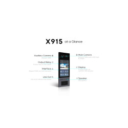 Akuvox  IP Touchscreen Smart Door Intercom with Face Recognition X915S