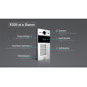 Akuvox Compact IP Door Intercom Unit 5 Buttons Surface Mount R20B5S
