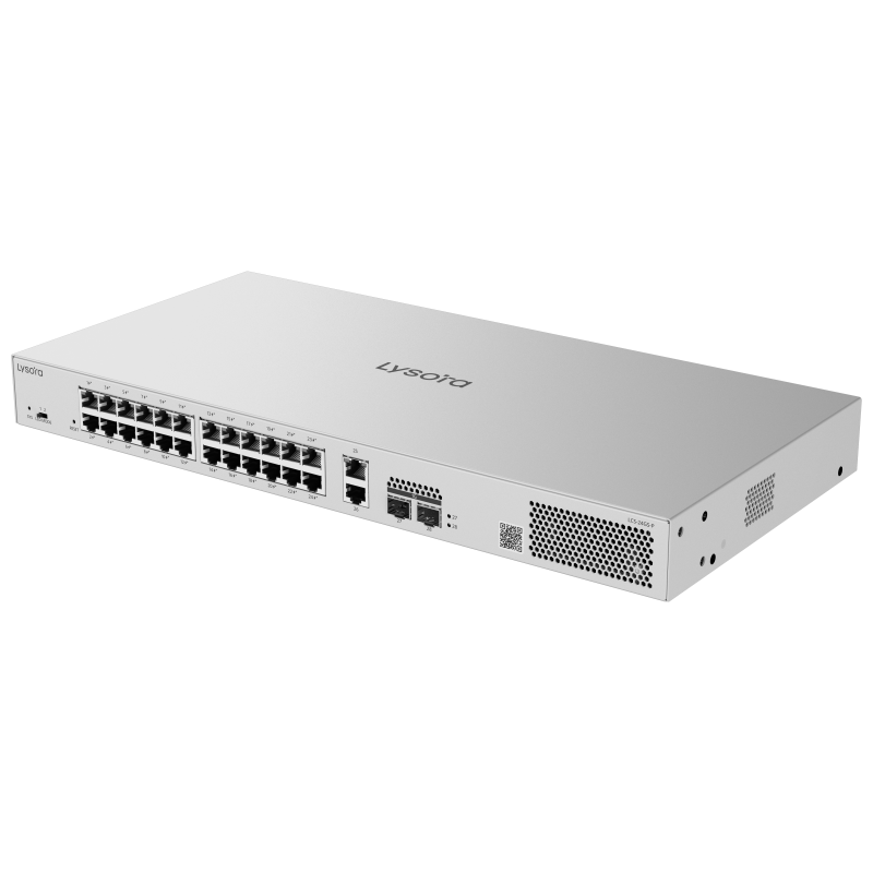 LCS-24GS-P 24-Port Cloud Managed PoE Switch with 370 W PoE Budget