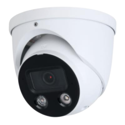EV-IP55 | Full-color 5MP 2.8mm Fixed Lens, Active Deterrence, Two-Way Talk, Turret AI IP Camera