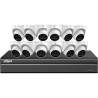 Dahua N468L12A | 12 Camera 4K IP Security System, 16-Channel NVR 16PoE, 4TB HDD, Built-In Mic